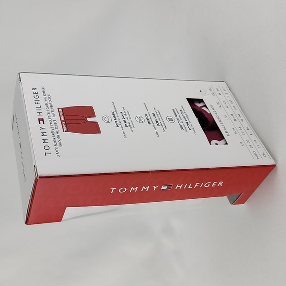 Tommy Hilfiger Men's 3 Pack Boxer Briefs StatementFlex Smooth Microfiber Size L - Picture 5 of 9